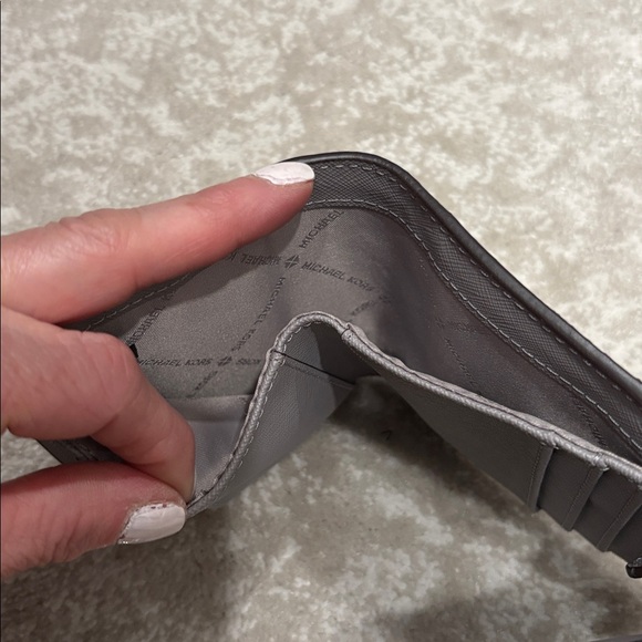 Michael Kors Light Gray Wallet - Picture 5 of 8